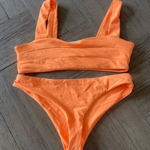 Orange bikini